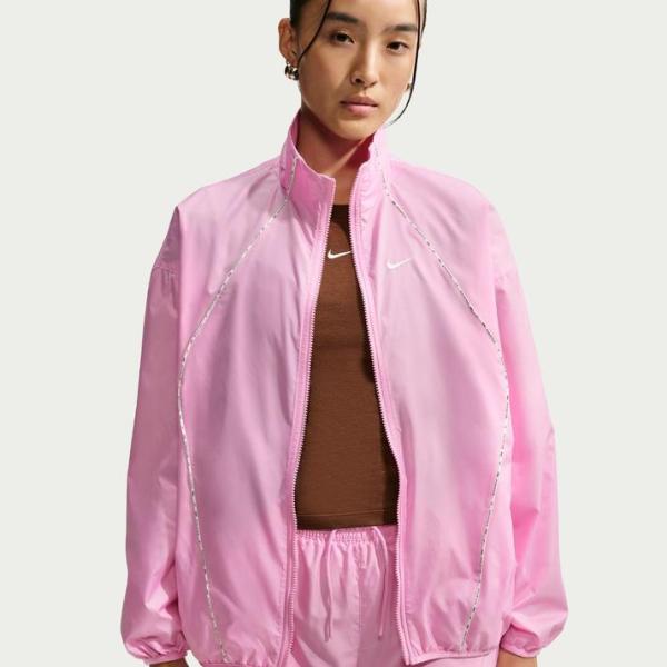 NIKEナイキ＊パステルパウダーピンクのビクトリースコートとゆったりトップス上下 NIKE（ナイキ） レディース W ATH DEPT WATER REPEL W ジャケット