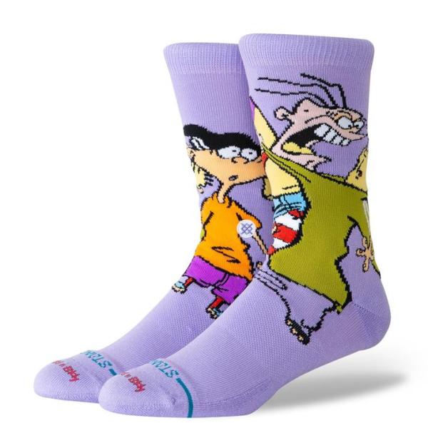 STANCE SOCKS スタンス ソックス ED EDD EDDY CREW ソックス A555C26EDE#PUR PURPLE
