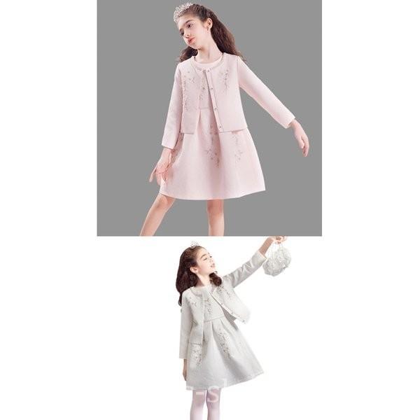 子供服キッズフォーマルピアノ発表会結婚式女の子用コートワンピース110 170cm子どもドレスフォーマルドレス衣装花柄コンクール入学式卒業式 5starinspections Com