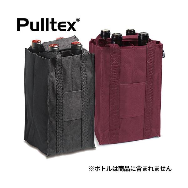 ワインギフトバッグ プルテックス ワインバッグ4本用 TEX624BK、TEX624RE