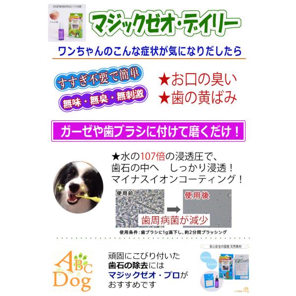 マジックゼオ デイリー 業務用 300cc 犬 猫 歯石 歯垢 除去 歯磨き粉 ジェル状 簡単 口臭 歯周病予防 歯周病菌 デンタルケア 国産無添加 Apaproduction Fr