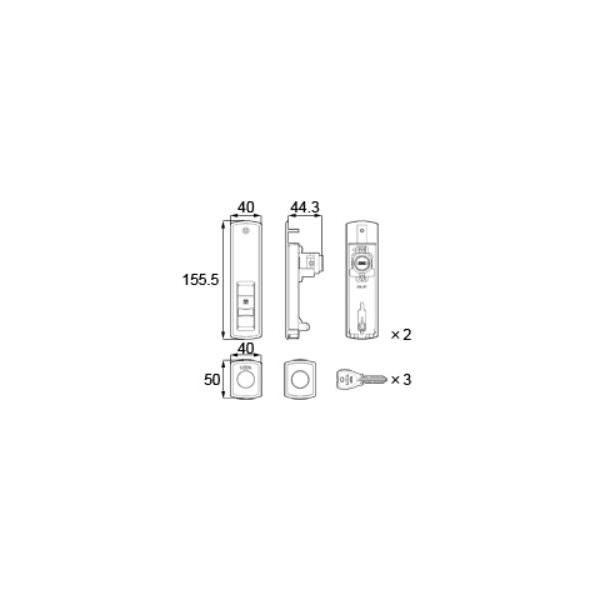 LIXIL（リクシル） D-01-DRBL LIXIL トステム DNシャッター