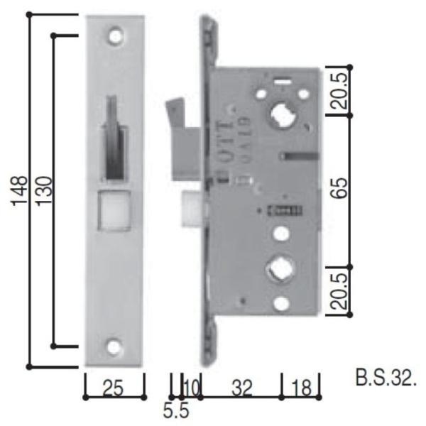 LIXIL HH3K19014 YKK 玄関ドア 主錠ケース 美和ロック フロント