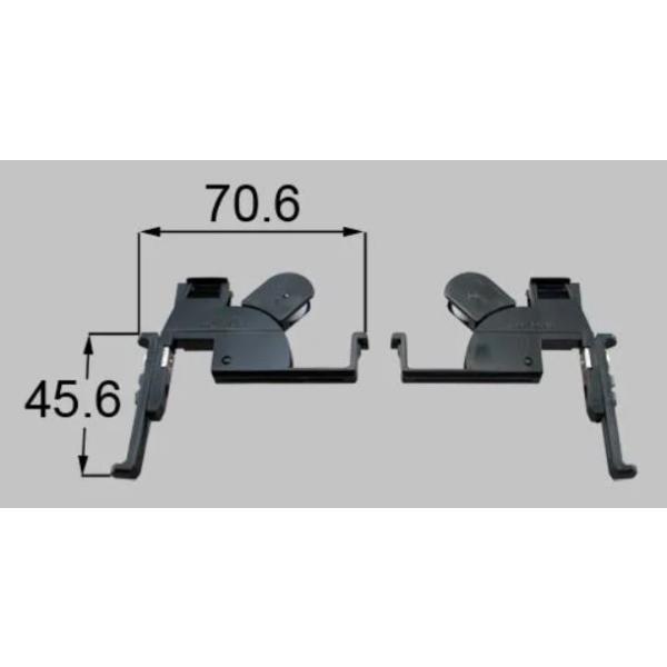 型番：S8LC1069内容：本体(S8LC1069)ＬＲセット(計２個入り)色：セピアブラック対象商品 発売時期 アルプラ70ＭＳ網戸01/4〜04/6、テクトIII新寸法03/10〜06/3