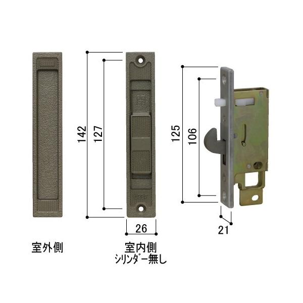 HHJ-0407 YKK 玄関引戸 戸先錠 部品名 : 戸先内締り錠 YS HHJ-0407 YKK 玄関引戸 戸先錠 部品名 : 戸先内締り錠 YS