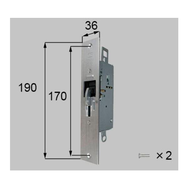LIXIL ZDC2A LIXIL トステム 断熱玄関引戸 ラッチ無箱錠セット LIXIL ZDC2A LIXIL トステム 断熱玄関引戸 ラッチ無箱錠セット