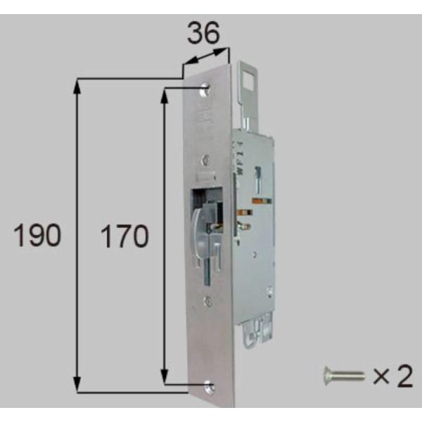 LIXIL ZDC3A トステム 断熱玄関PGシリーズ 玄関引戸 ラッチ付箱 LIXIL ZDC3A トステム 断熱玄関PGシリーズ 玄関引戸 ラッチ付箱