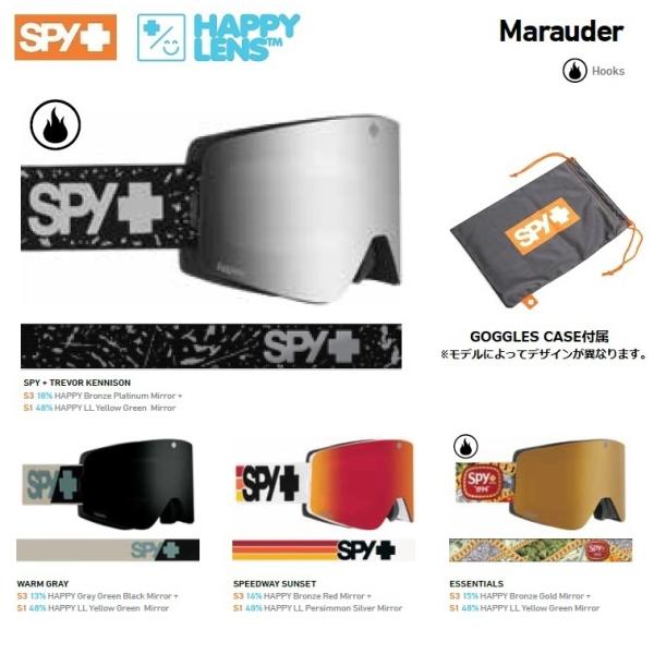 スノーゴールSPY MARAUDER ゴーグル 交換レンズ付き スノーゴールSPY MARAUDER ゴーグル 交換レンズ付き