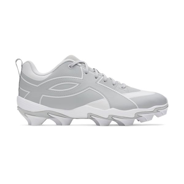 【アンダーアーマー】UAリードオフ アイコン ロー RM 野球スパイク/野球ベースボール/MEN/UNDERARMOUR(6010138)075 BaseballGray/White