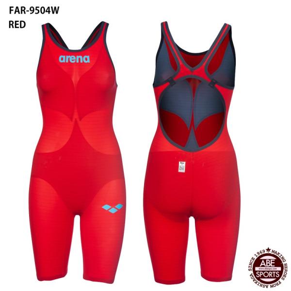 arena - arena アリーナ カーボンエアスクエア FAR‐9504W パワースキン abespo_far-9504w-red