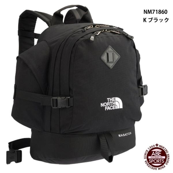 ノースフェイス　WASATCH ワサッチ　リュック　ブラック　希少モデル abespo_nm71860-k