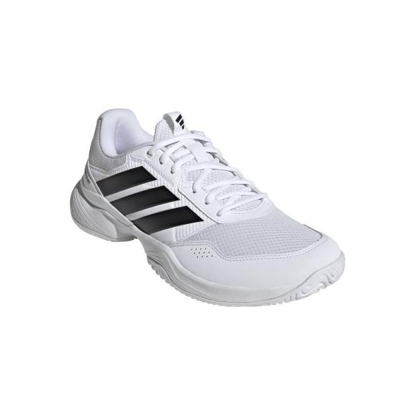 【アディダス】GameCourt 3 M Wide ゲームコート/ワイドモデル/オールコート/テニスシューズ/adidas (OQW14) KK0711 フットウェアホワイト/コアブラック