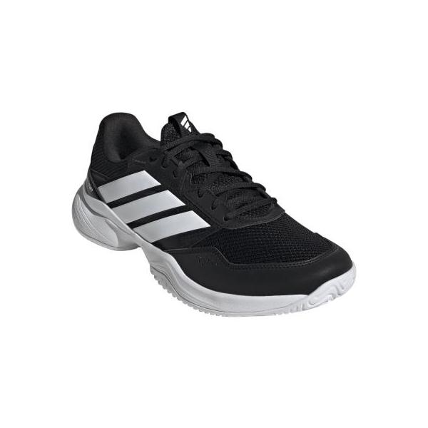 【アディダス】GameCourt 3 M Wide ゲームコート/ワイドモデル/オールコート/テニスシューズ/adidas (OQW14) KK0715 コアブラック/フットウェアホワイト