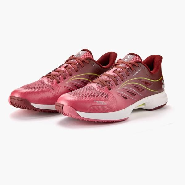 【ヨネックス】パワークッションエアラスダッシュ5GC　POWER CUSHION/テニスシューズ/クレー・砂入り人工芝用/YONEX(SHTAD5GC)514 コーラル/ワインレッド