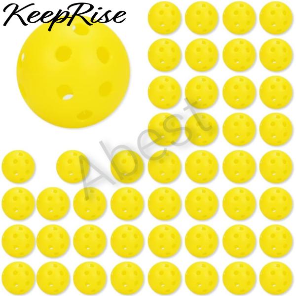 KeepRise 穴あきボール バッティング練習 視認性 軽量 野球 打撃トレーニング ヒット練習 屋内外