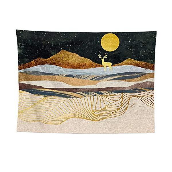 Botocoo 壁掛け タペストリーおしゃれ 北欧壁飾り 山脈と日の出 和風 油絵画インテリア 布ポスター 撮影用 背景 Buyee Buyee Japanese Proxy Service Buy From Japan Bot Online
