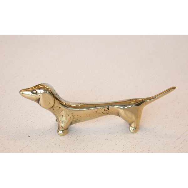 英国製　真鍮＆金ダックスフンドカトラリー レスト abiyanto-japon_stilars-388285