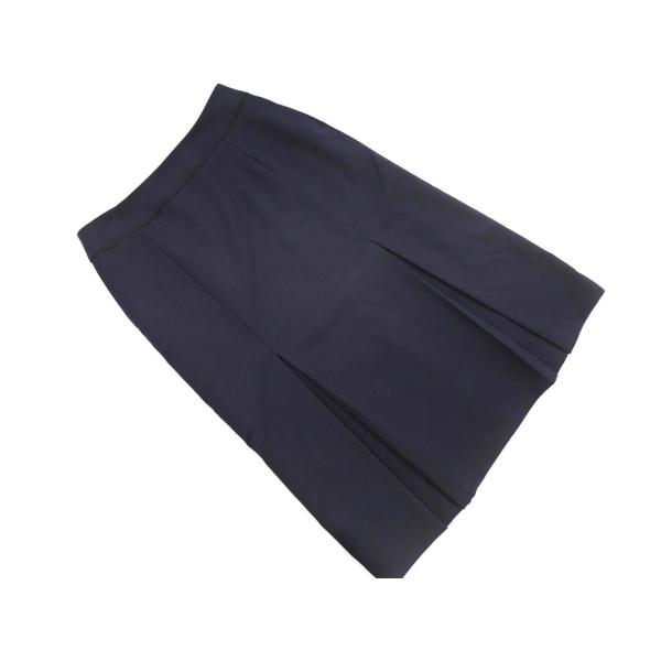 ダーマコレクション ウール混 ロング スカート size64-91/紺