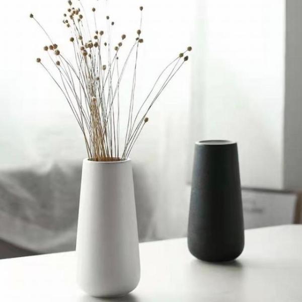 花瓶 おしゃれ 陶器 北欧 シンプル　造花　フラワーベース　大きいサイズ 20cm