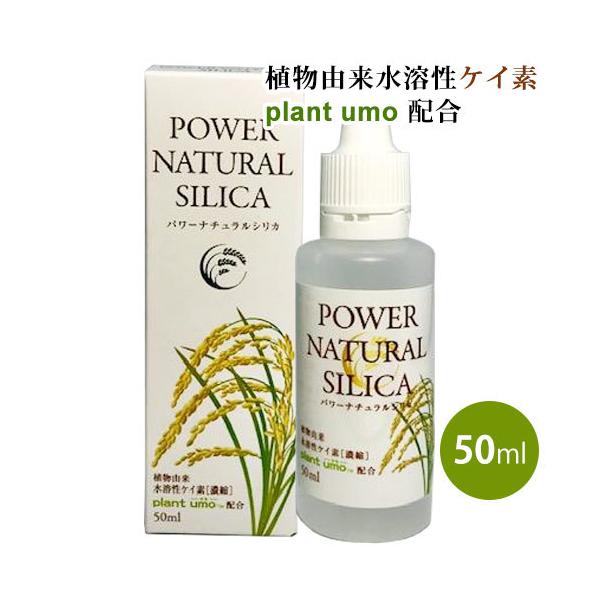 パワーナチュラルシリカ（50ml）水溶性ケイ素濃縮液 ミネラル ケイ素