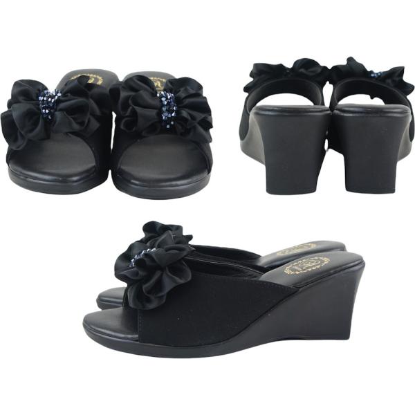 オフィス サンダル レディース おしゃれ 美脚 かわいい 黒 ウエッジ ヒール ソール 厚底 リボン ミュール 日本製 Dydhofis Buyee Buyee Japanese Proxy Service Buy From Japan Bot Online