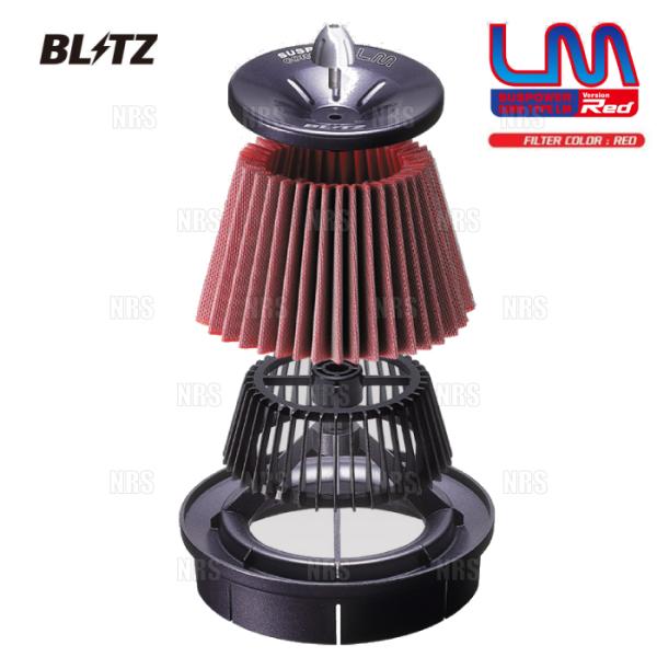 BLITZ ブリッツ サスパワー コアタイプLM-RED (レッド) MOVE （ムーヴ） L902S/L912S JB-DET 1998/10〜2002/10 (59185