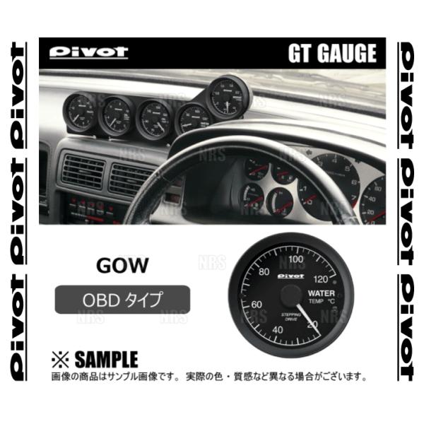 PIVOT ピボット GTゲージ60 (φ60/OBD/水温計) BMW 523i/535i 