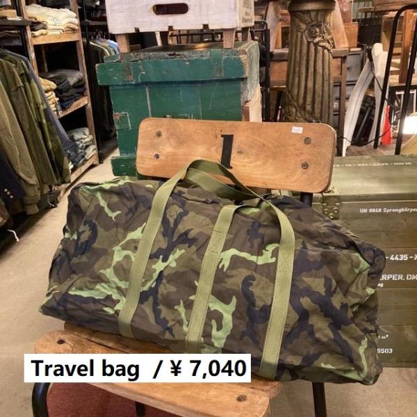 チェコ トラベルバッグ M59カモ 軍物 ミリタリー 迷彩 トラベルバッグ