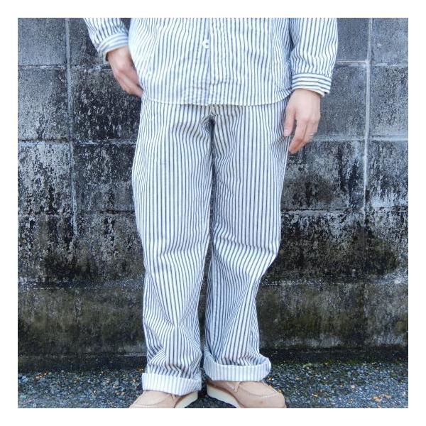 LOLO ロロ　8オンスデニムパンツ　ヒッコリー　XL LOLO LIKE ロロ 8オンスデニムパンツ ヒッコリー : 輸入雑貨屋