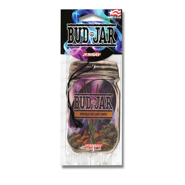 バドジャー エアフレッシュナー BUD JAR AirFreshener (Vintage Record Shop) 芳香剤 車 部屋 吊り下げ USA アメリカ
