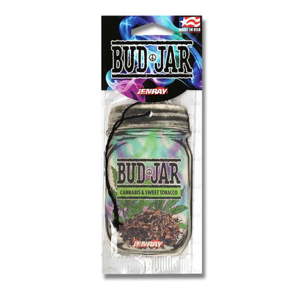 バドジャー エアフレッシュナー BUD JAR AirFreshener (Cannabis & Sweet Tobacco) 芳香剤 車 部屋 吊り下げ USA アメリカ