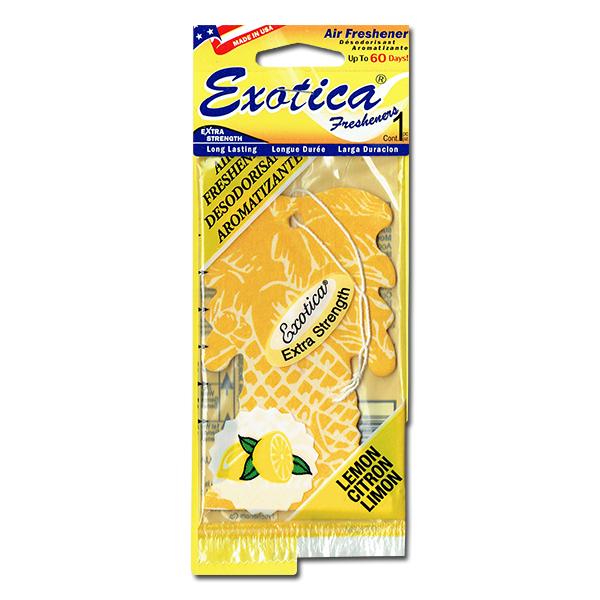 エキゾチカ エアフレッシュナー レモン EXOTICA 芳香剤 車 部屋 吊り下げ ヤシの木 柑橘 爽やか フレッシュ