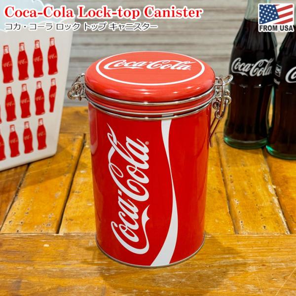 Coca Cola（コカコーラ） ロック トップ キャニスター ロゴデザイン