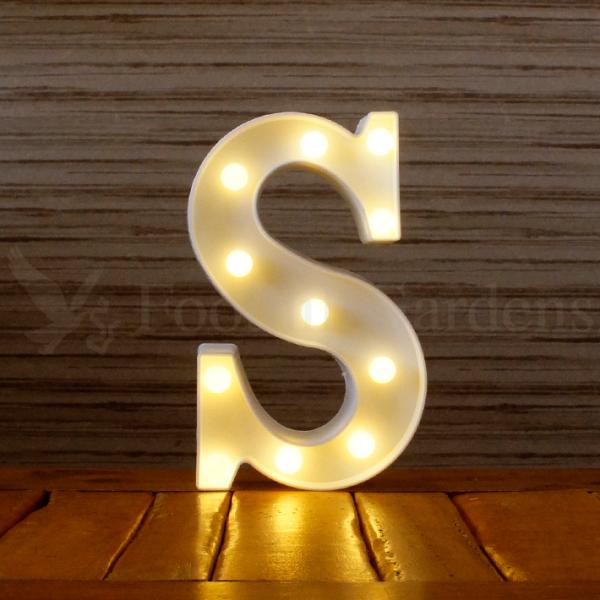 マーキーサイン アルファベット ( S ) LED ライト ランプ 数字 記号