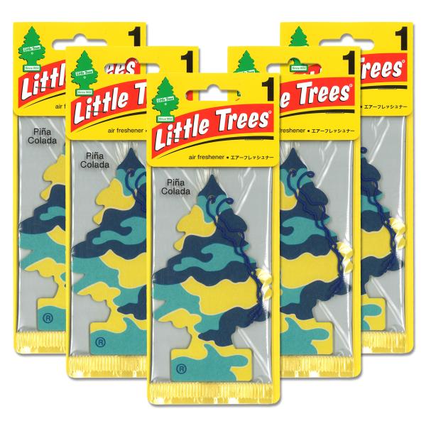 リトルツリー ピナコラーダ 5枚セット Little Trees 芳香剤 車 部屋 吊り下げ エアフレッシュナー