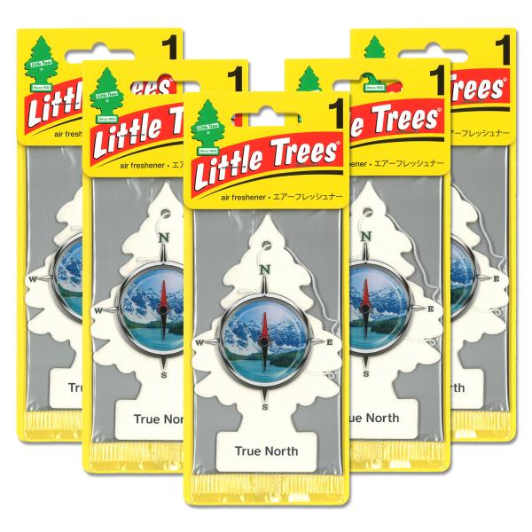 リトルツリー トゥルーノース 5枚セット Little Trees 芳香剤 車 部屋 吊り下げ エアフレッシュナー