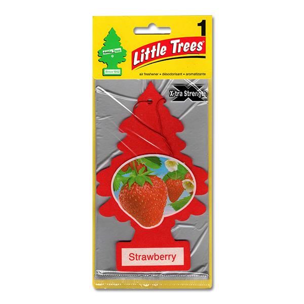 ビッグ リトルツリー ストロベリー Little Trees エクストラ ストレングス 芳香剤 車 部屋 吊り下げ USA アメリカ