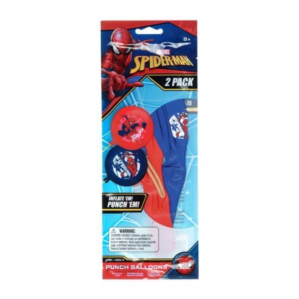 ■ Marvel Punch Balloon (SPIDER-MAN) ■マーベルのスーパーヒーローが描かれたバルーンです。ゴム風船の頂点部分にゴムバンドが取り付けられています。高いところから吊り下げてパンチして遊びます。人気のアメコミヒー...