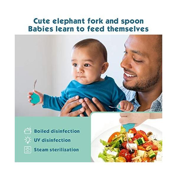 Qshare赤ちゃん用ベビースプーンフォークセット 幼児用スプーンフォーク 握りやすい初めての離乳食用具 離乳食 訓練 自分で食べる 子供用 ベビース Buyee Buyee 提供一站式最全面最專業現地yahoo Japan拍賣代bid代拍代購服務 Bot Online