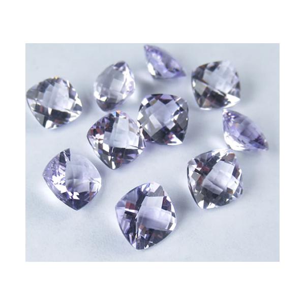ローズドフランスアメジスト クッション型ルース7×7mm ( 薄めの色