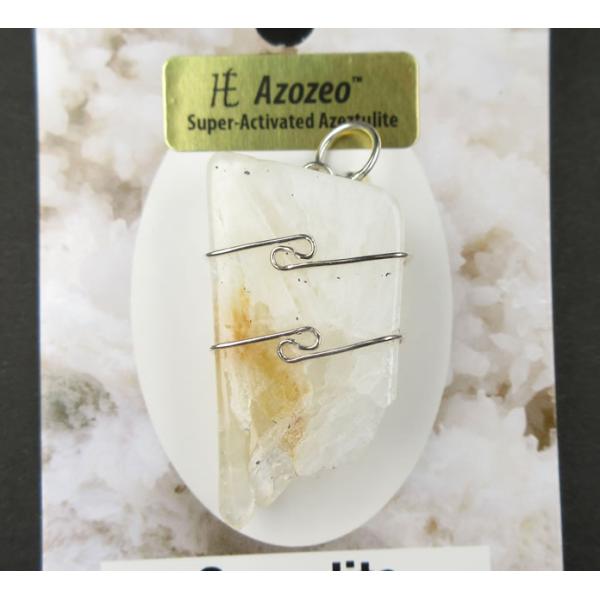 アゾゼオ サウラライトアゼツライト ペンダント 虹あり ヘブンアンド