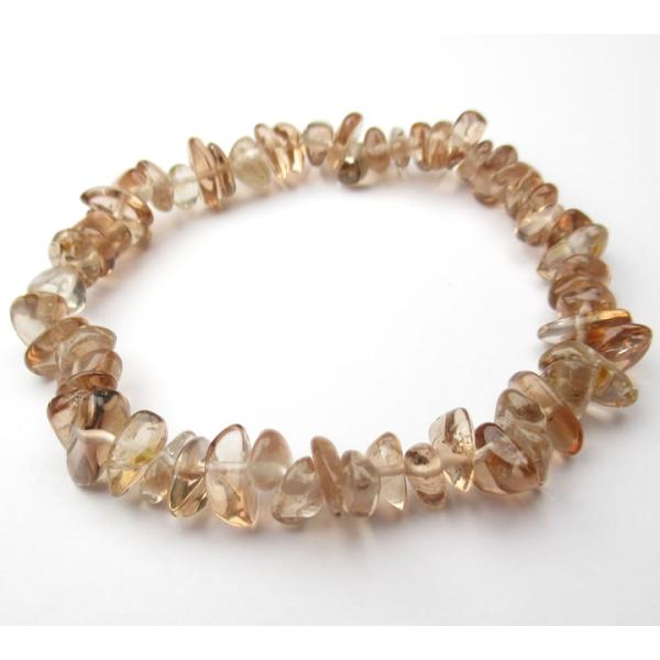 14kgf ブラウントパーズ✧︎*ポイントプラジオライトブレスレット⋆˙⟡ ブラウントパーズ さざれブレス 色が濃い B1topaz004 : ラベンダー