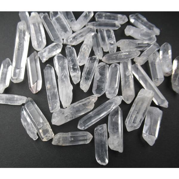 ブラジル産水晶ポイント15gセット ポリッシュ 意識の悟り 浄化に