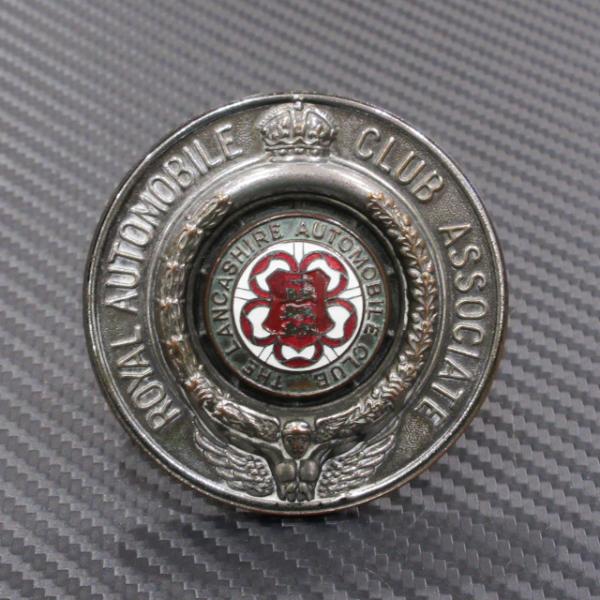 ROYAL AUTOMOBILE CLUB ASSOCIATE THE LANCASHIRE AUTOMOBILE CLUB カーバッジ