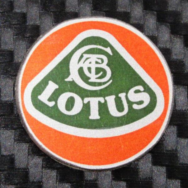 ロータス LOTUS 新ロゴ アルミバッジ 24mm