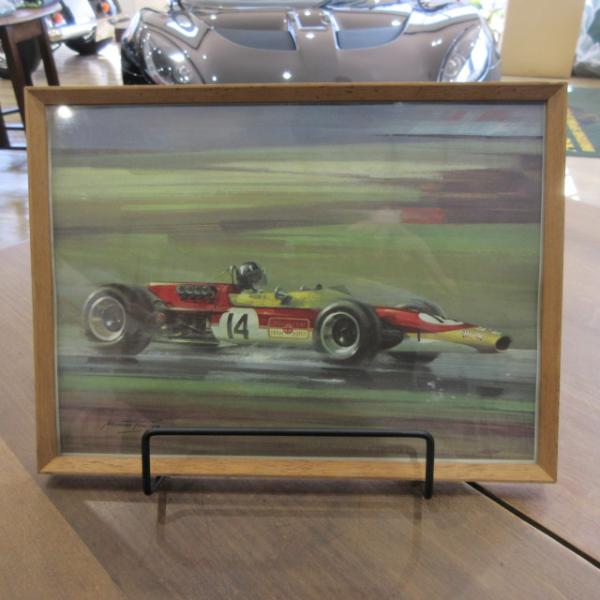 ロータス LOTUS フランスグランプリ TYPE48 #14 グラハムヒル 著マイケルターナー 1968