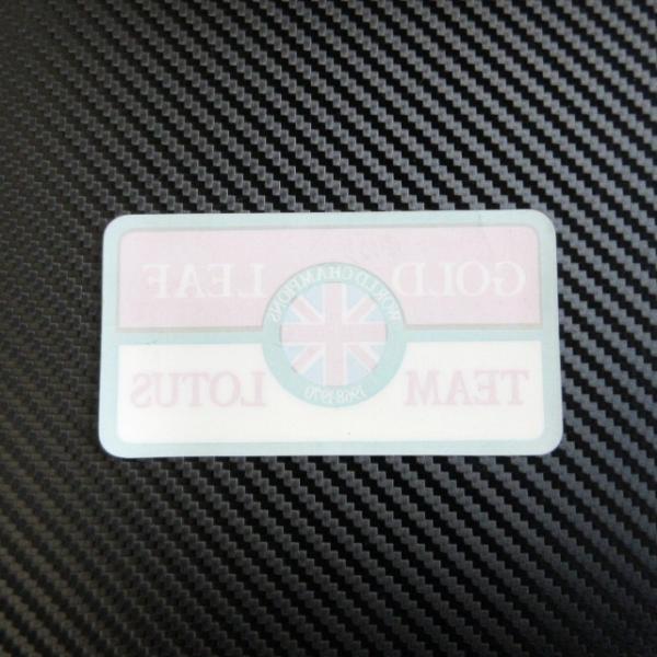 GOLD LEAF TEAM LOTUS WORLD CHAMPIONS 1968-1970 �X�e�b�J�[ ������