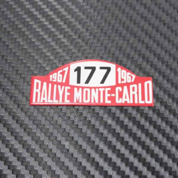 モンテカルロラリー RALLYE MONTE-CARLO 1967 N.o177 ローバーミニ