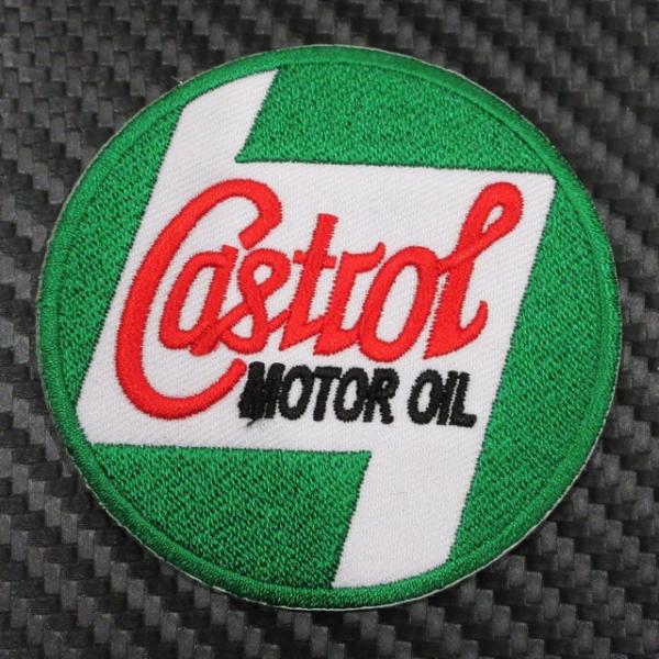 CASTROL �J�X�g���[�� ���[�^�[ �I�C�� �N���X�o�b�W �^ �A�C�����^�C�v