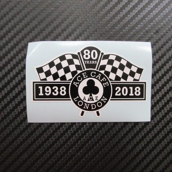 Ace Cafe London エースカフェ 80周年記念ステッカー チェッカーフラッグ Acaj Sticker 341 Ac Minds Autojumble 通販 Yahoo ショッピング